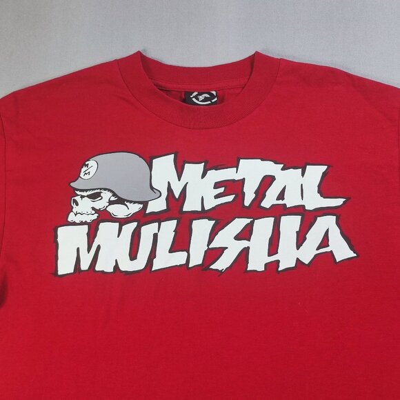 Metal Mulisha short sleeve T-shirt Men's size M red with graphic design - Picture 2 of 8